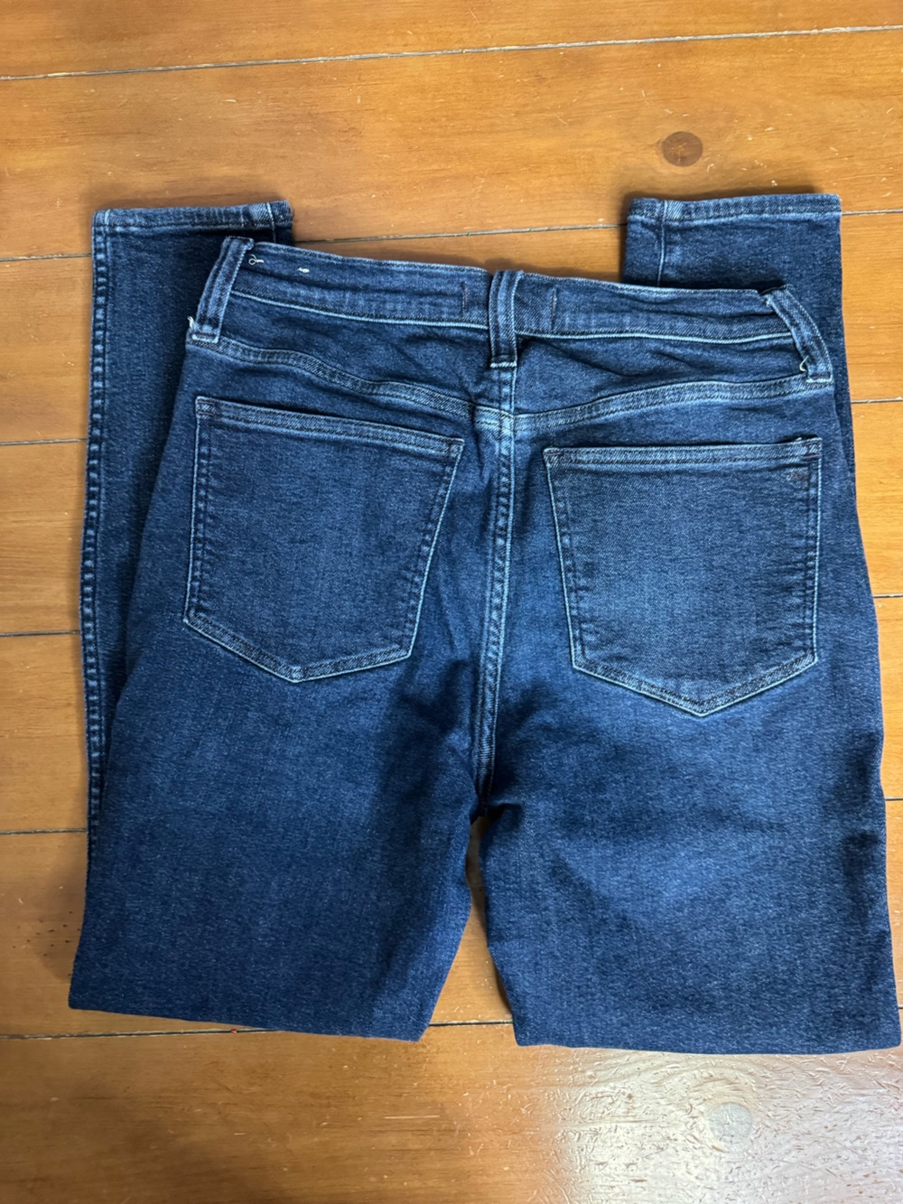 Madewell Women’s Skinny Jeans in Dark Blue Denim - Picture 3 of 5